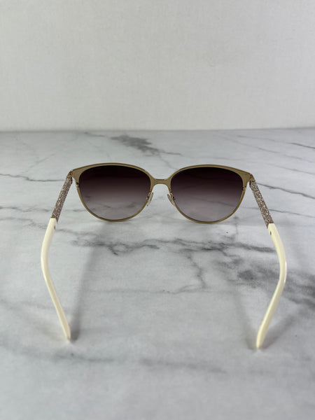 Jimmy Choo Posie/S brown/gold/ivory Glitter Sunglasses