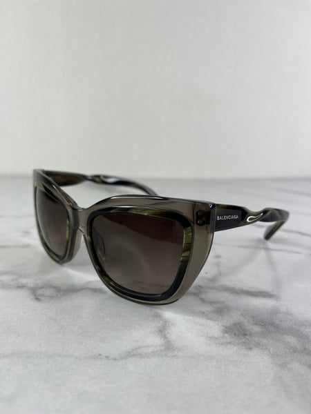 Balenciaga Grey Sunglasses