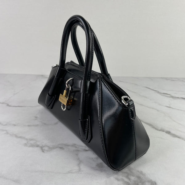 Givenchy Black Mini Box Leather Antigona Stretch shoulder/crossbody bag