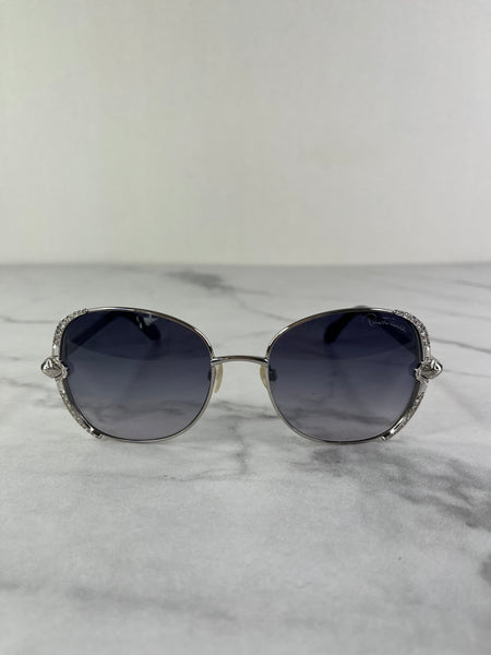 Roberto Cavalli Subra Shiny Palladium / Gradient Smoke Sunglasses