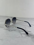 Roberto Cavalli Subra Shiny Palladium / Gradient Smoke Sunglasses