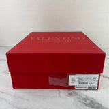 Valentino Metallic Skin Ankle Rockstud Pumps Size 38.5