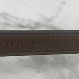 GUCCI Monogram GG Supreme Canvas Thin Belt