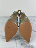 Valentino Blu Porcellana/Poudre Patent Rockstud Pumps Size 36.5