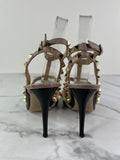 Valentino Black/Poudre Patent Rockstud Pumps Size 36.5