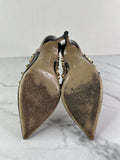 Valentino Black/Poudre Patent Rockstud Pumps Size 36.5