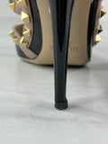 Valentino Black/Poudre Patent Rockstud Pumps Size 36.5
