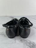 Valentino Black Rockstud Caged Ballet Flats Size: 36.5