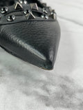 Valentino Black Rockstud Caged Ballet Flats Size: 36.5