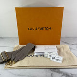 LOUIS VUITTON Lambskin Embossed Monogram Coussin PM Gris (Grey) Crossbody/Shoulder Bag