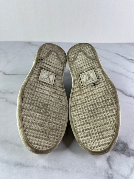 LOUIS VUITTON Frontrow Monogram White/Black Sneakers Size 35