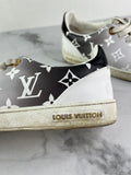 LOUIS VUITTON Frontrow Monogram White/Black Sneakers Size 35