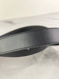 GUCCI Black GG Marmont Belt Size: 75/30