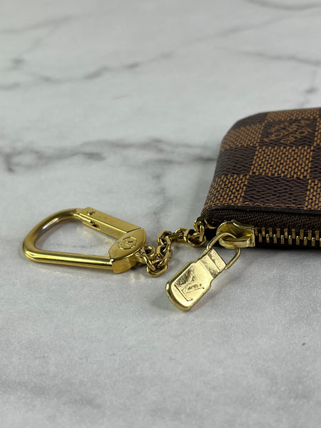 LOUIS VUITTON Damier Ebene Key Pouch