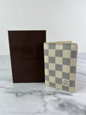 LOUIS VUITTON Damier Azur Pocket Organizer