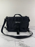 BALENCIAGA Unisex Small Black Army Recycled Nylon Messenger Crossbody/Shoulder Bag