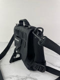 BALENCIAGA Unisex Small Black Army Recycled Nylon Messenger Crossbody/Shoulder Bag