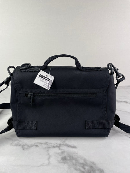 BALENCIAGA Unisex Small Black Army Recycled Nylon Messenger Crossbody/Shoulder Bag