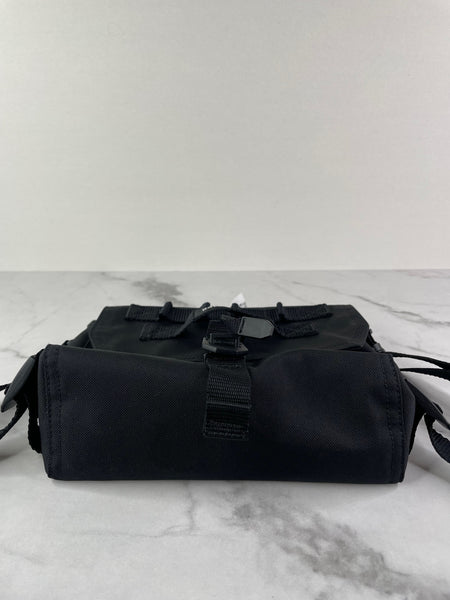BALENCIAGA Unisex Small Black Army Recycled Nylon Messenger Crossbody/Shoulder Bag