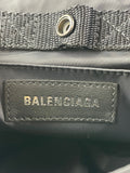 BALENCIAGA Unisex Small Black Army Recycled Nylon Messenger Crossbody/Shoulder Bag