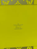 LOUIS VUITTON Yellow Monogram Fluo See Through Keepall Bandouliere 50