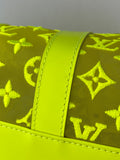 LOUIS VUITTON Yellow Monogram Fluo See Through Keepall Bandouliere 50