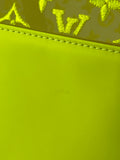 LOUIS VUITTON Yellow Monogram Fluo See Through Keepall Bandouliere 50