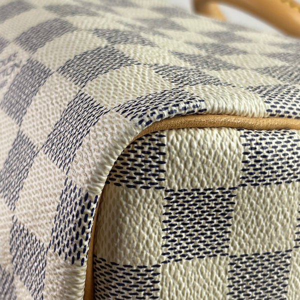 LOUIS VUITTON Damier Azur Speedy 30