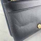 CHANEL Black Caviar Boy Wallet on Chain WOC