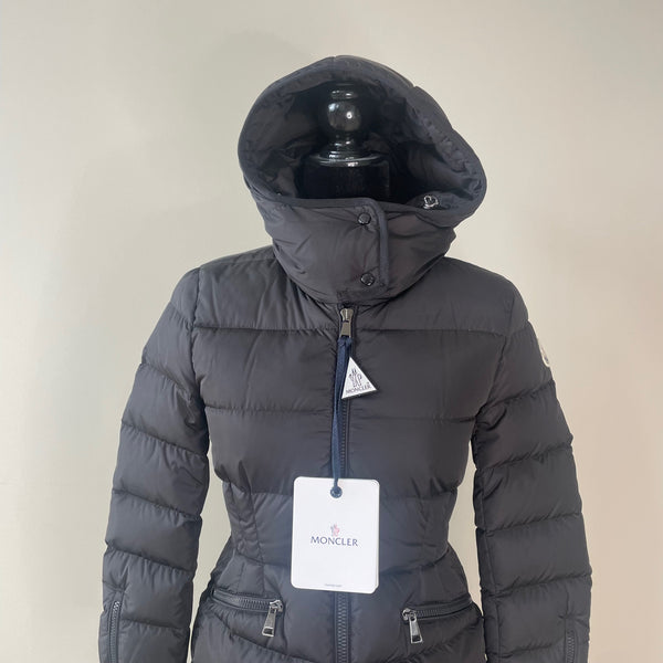 Moncler Betulong Giubbotto Black Puffer Coat Size 00 (XXS)