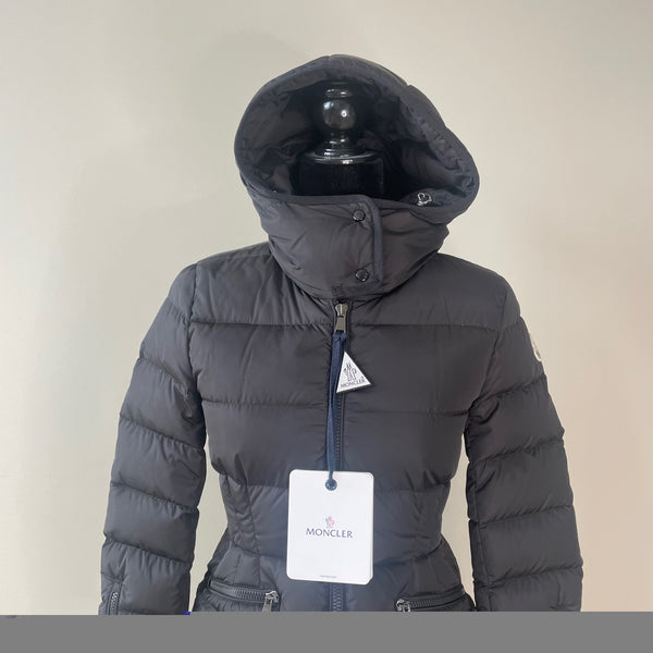 Moncler Betulong Giubbotto Black Puffer Coat Size 00 (XXS)