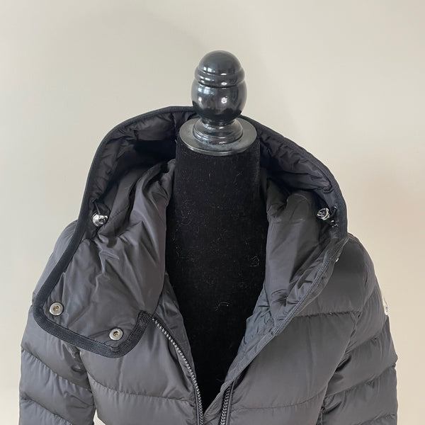 Moncler Betulong Giubbotto Black Puffer Coat Size 00 (XXS)