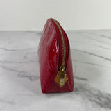 LOUIS VUITTON Pomme D'Amour Red Vernis Cosmetic Pouch