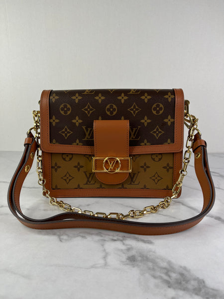 LOUIS VUITTON Monogram Reverse Dauphine MM