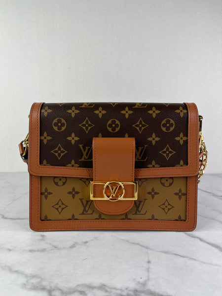 LOUIS VUITTON Monogram Reverse Dauphine MM
