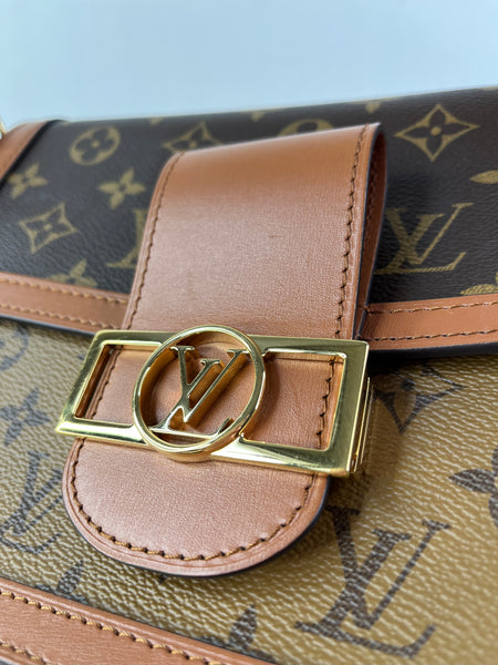 LOUIS VUITTON Monogram Reverse Dauphine MM
