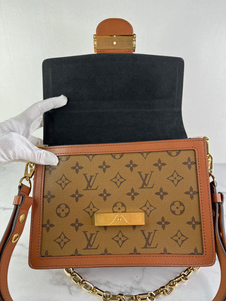 LOUIS VUITTON Monogram Reverse Dauphine MM