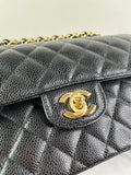 CHANEL Small Black Caviar Classic Double Flap Bag