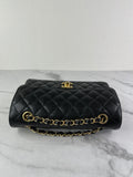 CHANEL Small Black Caviar Classic Double Flap Bag