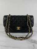 CHANEL Small Black Caviar Classic Double Flap Bag