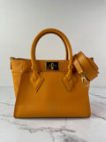 LOUIS VUITTON Orange Mahina On My Side PM Shoulder/Crossbody Bag