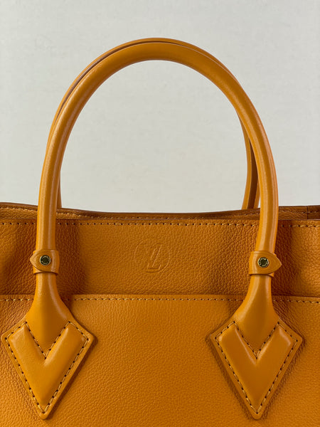 LOUIS VUITTON Orange Mahina On My Side PM Shoulder/Crossbody Bag