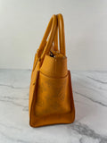 LOUIS VUITTON Orange Mahina On My Side PM Shoulder/Crossbody Bag