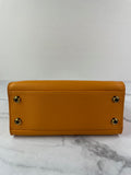 LOUIS VUITTON Orange Mahina On My Side PM Shoulder/Crossbody Bag