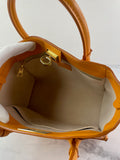 LOUIS VUITTON Orange Mahina On My Side PM Shoulder/Crossbody Bag