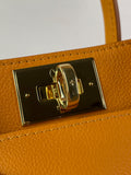 LOUIS VUITTON Orange Mahina On My Side PM Shoulder/Crossbody Bag