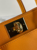 LOUIS VUITTON Orange Mahina On My Side PM Shoulder/Crossbody Bag