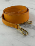 LOUIS VUITTON Orange Mahina On My Side PM Shoulder/Crossbody Bag