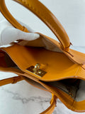 LOUIS VUITTON Orange Mahina On My Side PM Shoulder/Crossbody Bag
