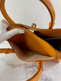 LOUIS VUITTON Orange Mahina On My Side PM Shoulder/Crossbody Bag